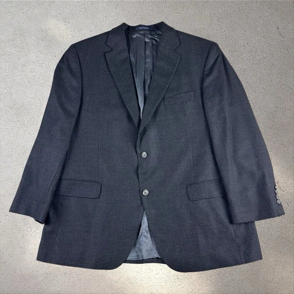 Cremieux Loro Piana Wool‎ Blazer Charcoal 46R Denverwood Sport Coat